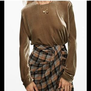 Zara Velvet Top Limited Edition